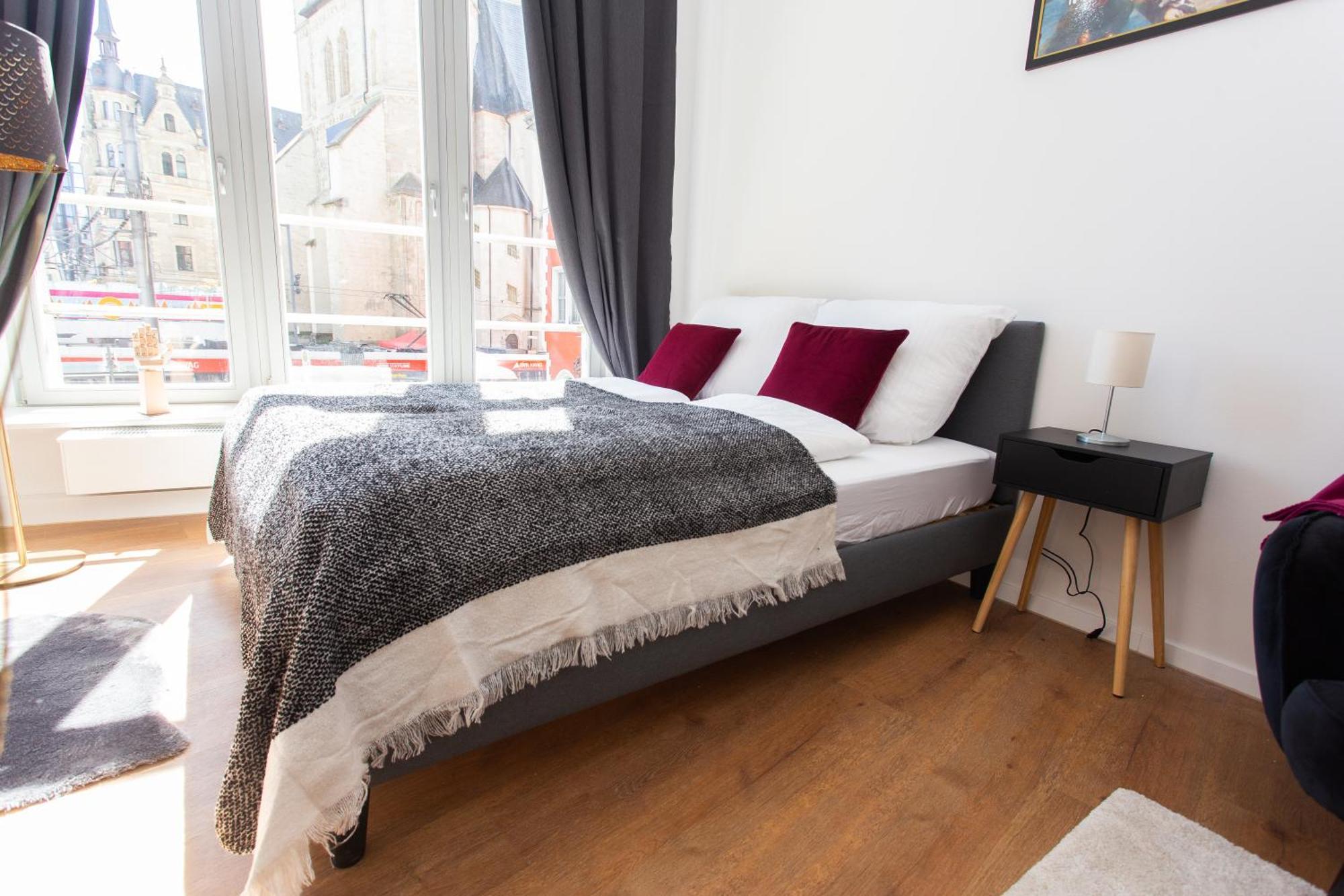 Fullhouse - Halle - M14 Apartments - Marketplace - Wonderful View Habitación foto