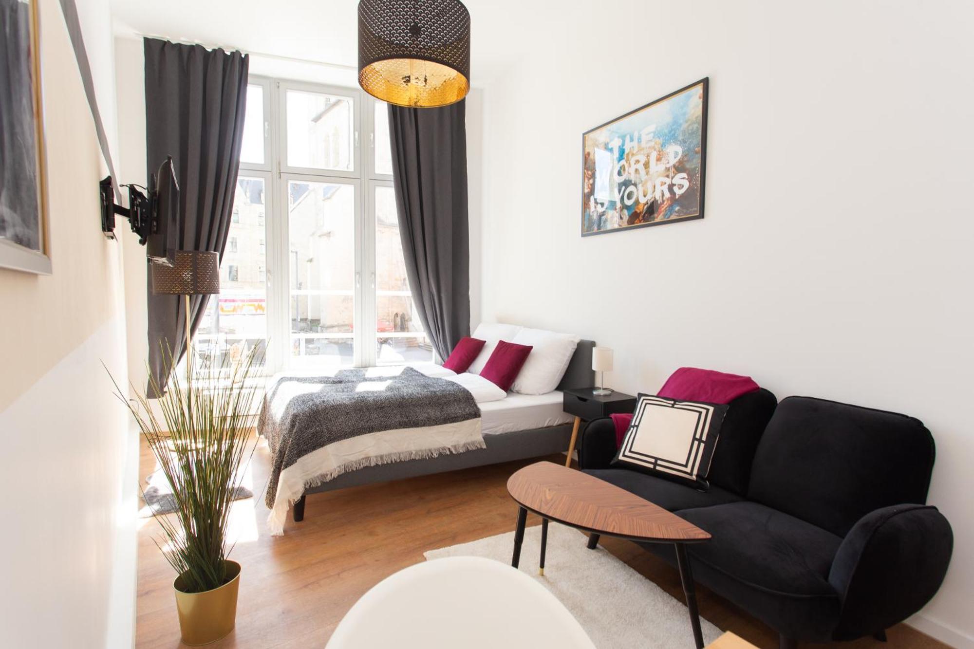 Fullhouse - Halle - M14 Apartments - Marketplace - Wonderful View Habitación foto