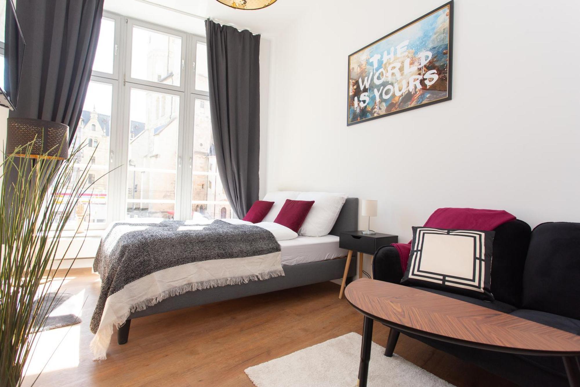 Fullhouse - Halle - M14 Apartments - Marketplace - Wonderful View Habitación foto