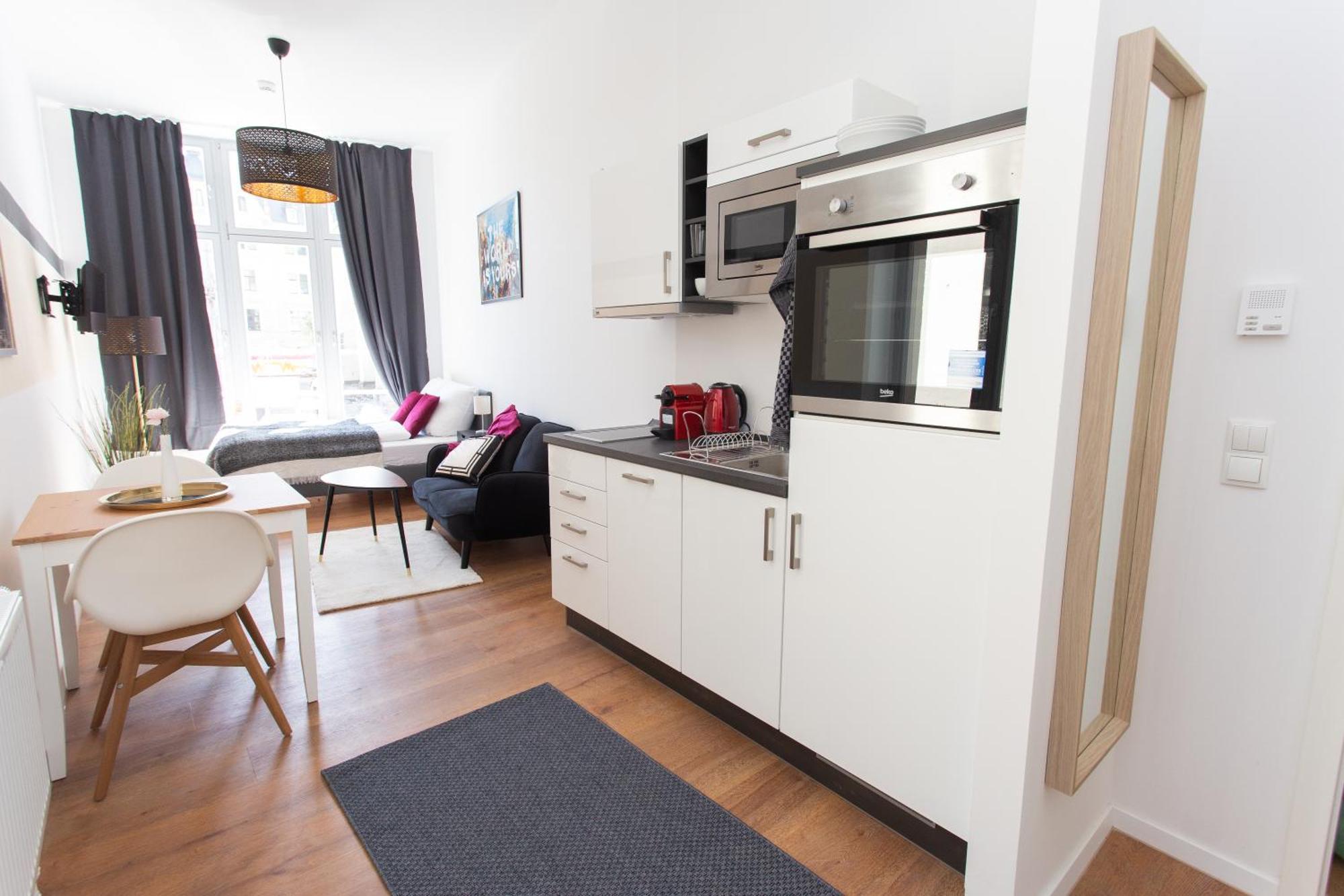 Fullhouse - Halle - M14 Apartments - Marketplace - Wonderful View Habitación foto