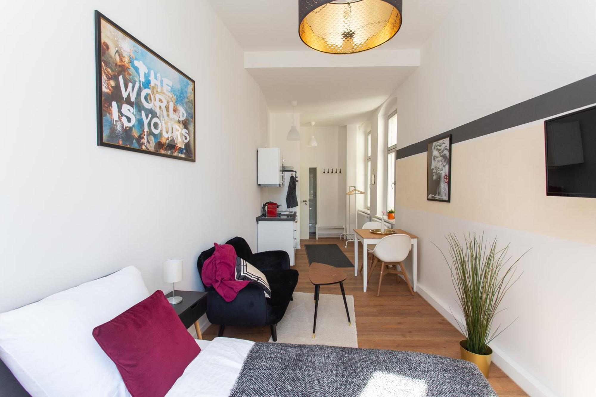 Fullhouse - Halle - M14 Apartments - Marketplace - Wonderful View Habitación foto