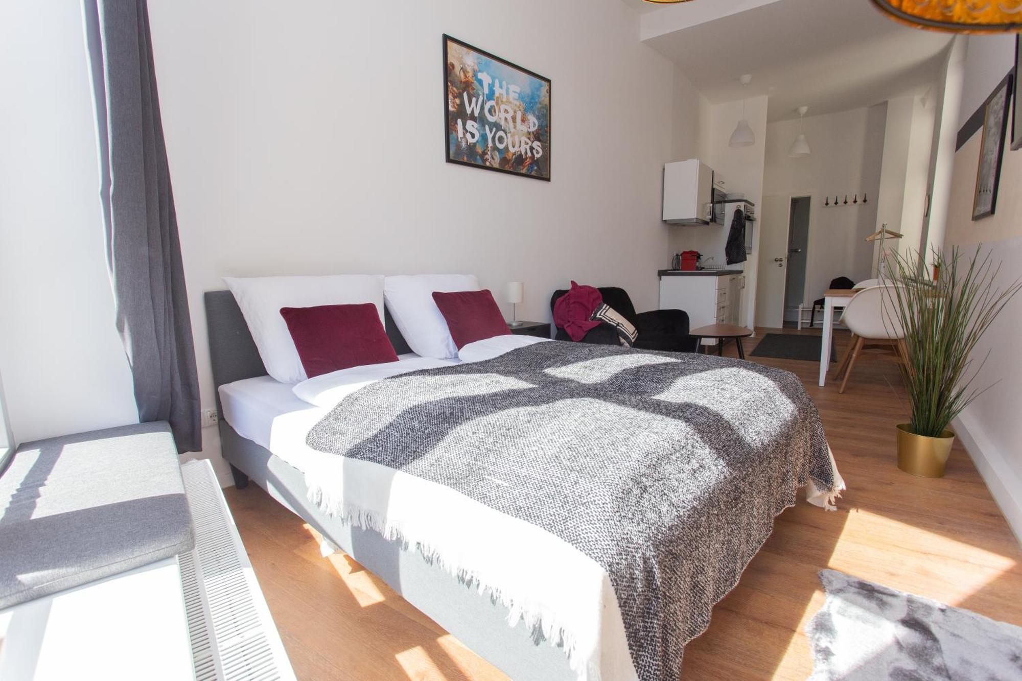 Fullhouse - Halle - M14 Apartments - Marketplace - Wonderful View Habitación foto